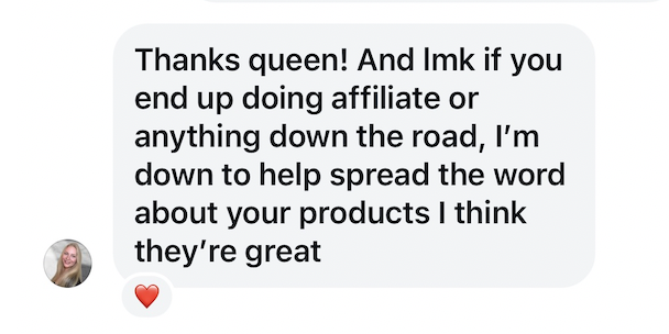 Jene - wants to be affiliate